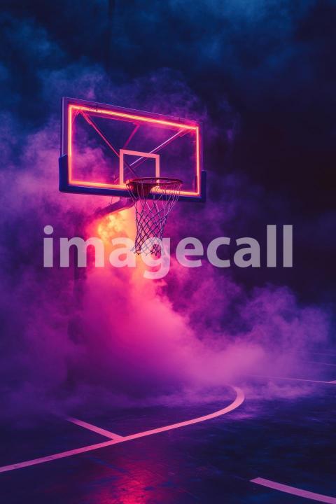 Neon Smoke Portrait (252)