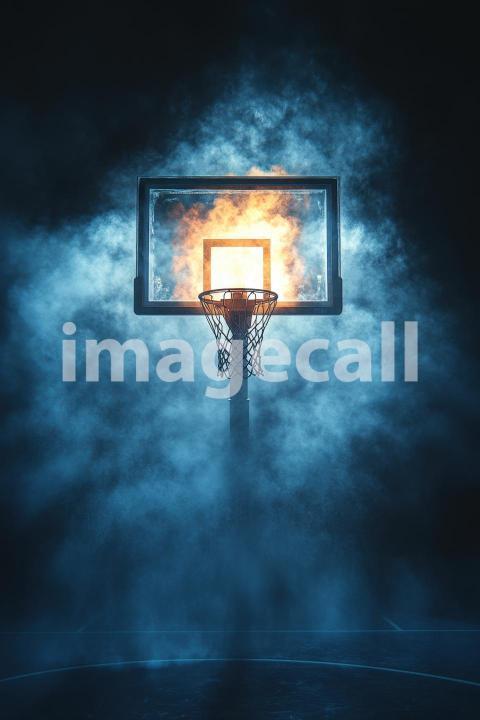 Neon Smoke Portrait (256)