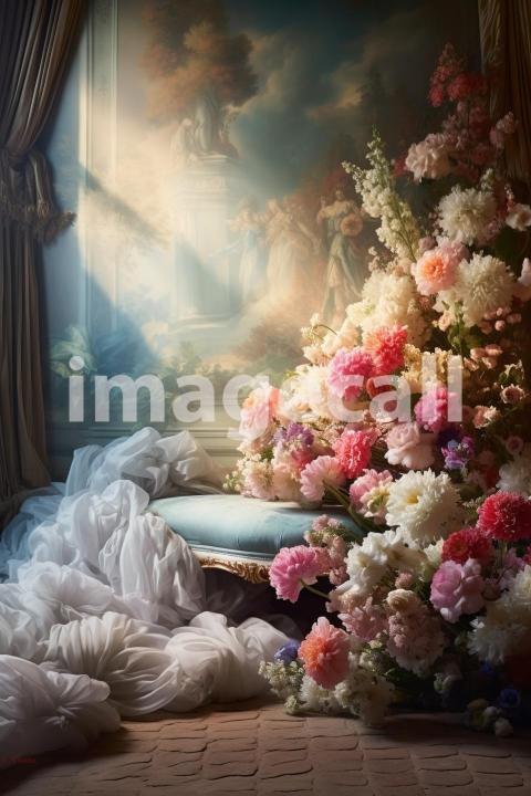 A067 Fantasy Rococo Floral Backdrops (7)