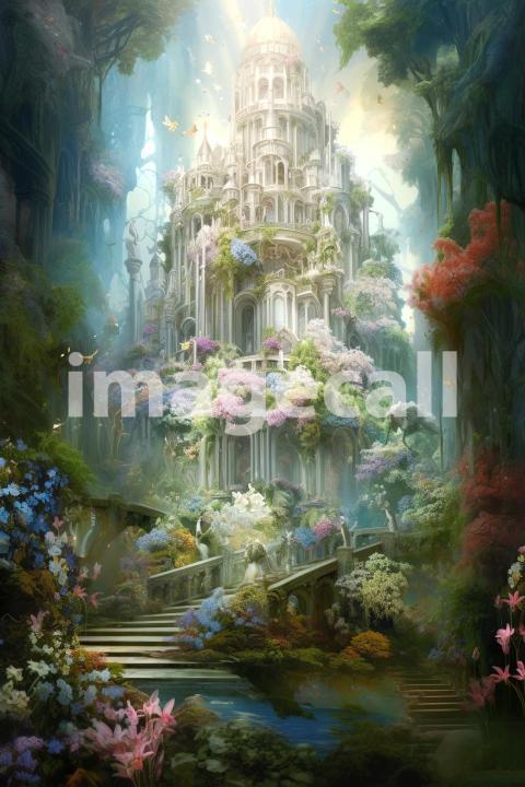 A069 Fantasy Palace Painting Backdrops   Set 2 (7)