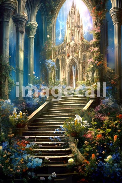 A069 Fantasy Palace Painting Backdrops   Set 2 (8)