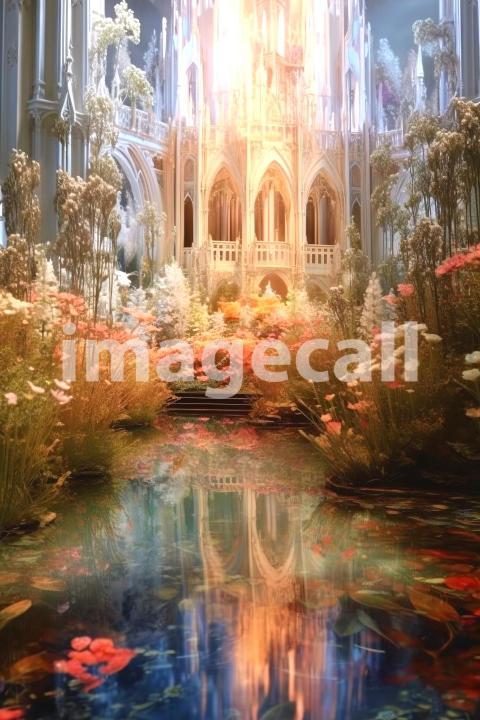 A069 Fantasy Palace Painting Backdrops   Set 2 (5)