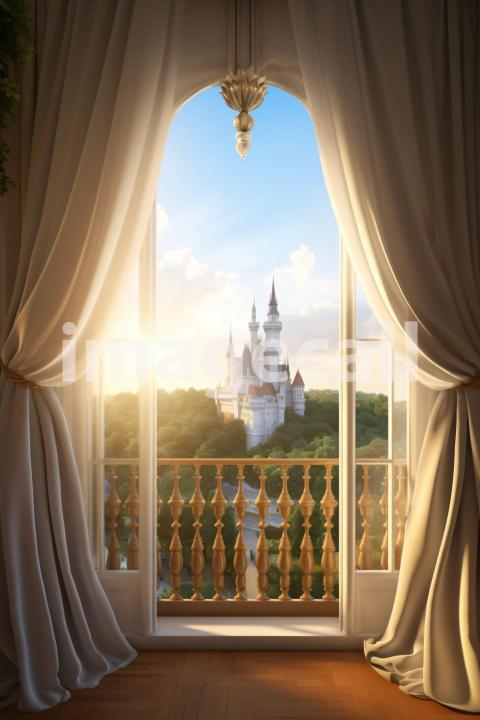 A118 Fantasy Castle Porch (1)