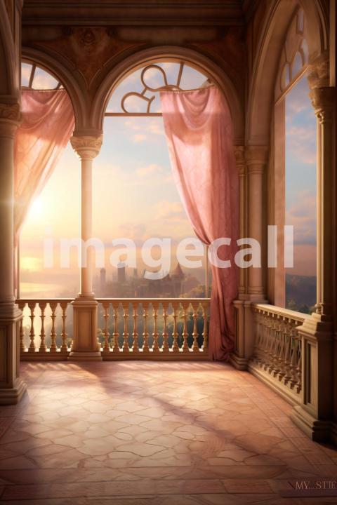 A118 Fantasy Castle Porch (3)