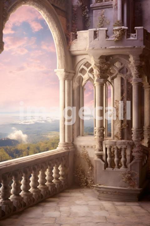 A118 Fantasy Castle Porch (9)