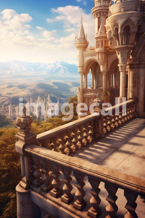 A118 Fantasy Castle Porch (10)