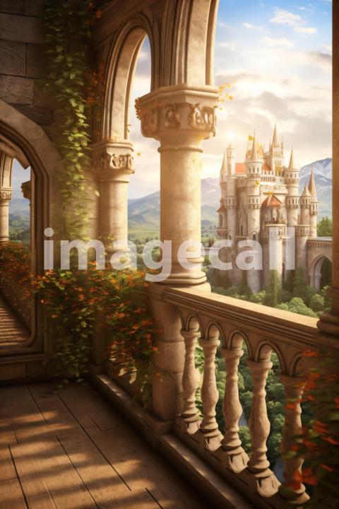 A118 Fantasy Castle Porch (13)