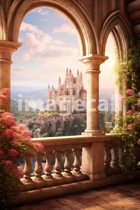 A118 Fantasy Castle Porch (12)