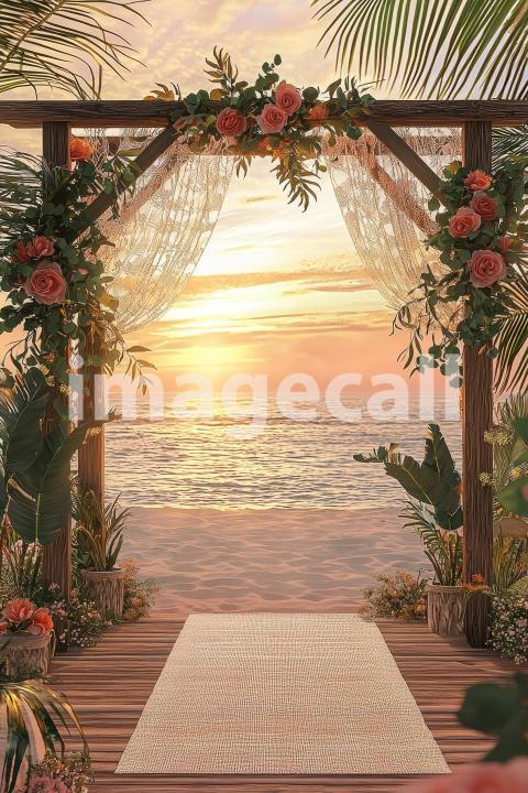 5086 Floral Arch