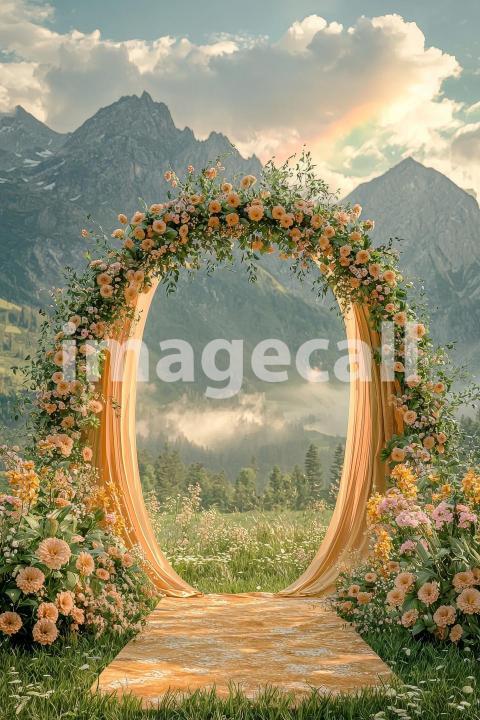5135 Floral Arch