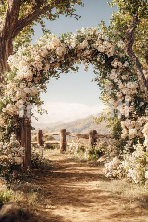 5144 Floral Arch
