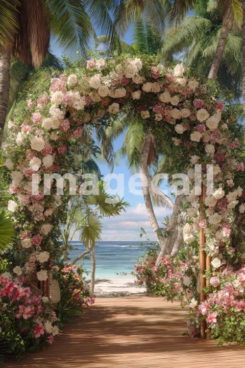 5163 Floral Arch