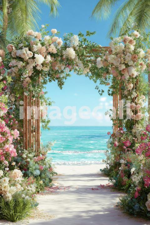 5162 Floral Arch