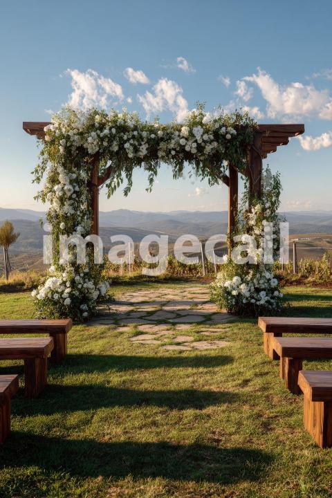 5164 Floral Arch