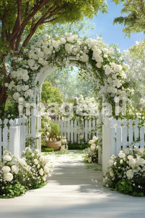 5176 Floral Arch