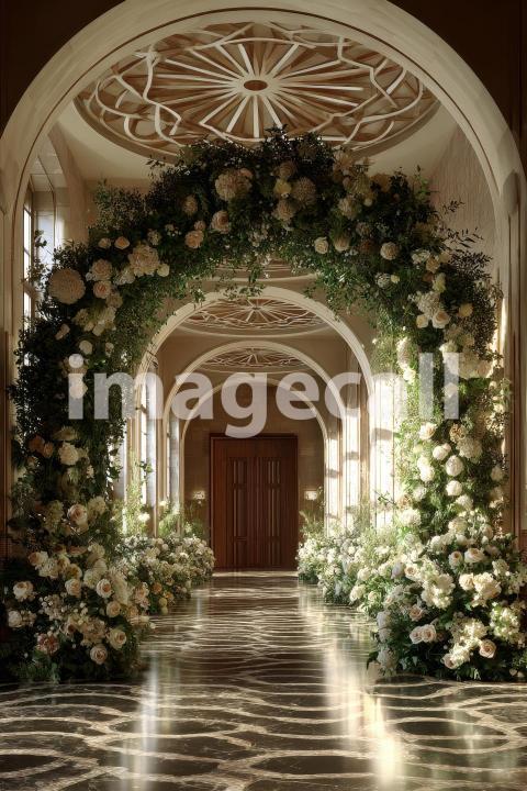 5205 Floral Arch