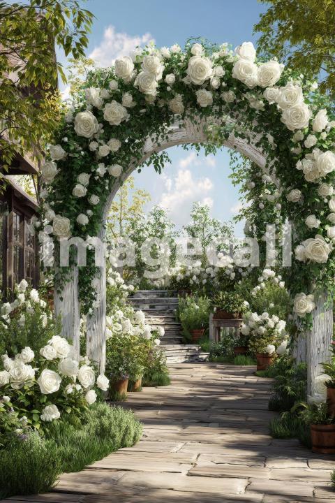 5257 Floral Arch