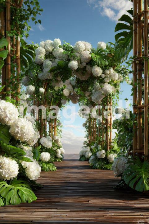 5267 Floral Arch