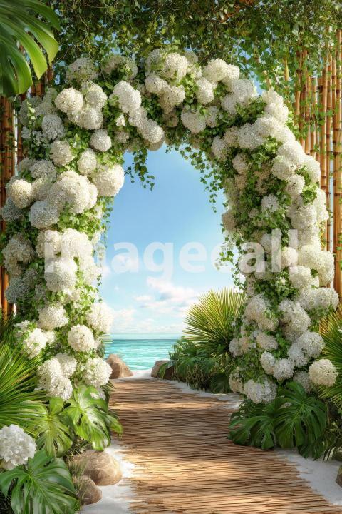 5269 Floral Arch