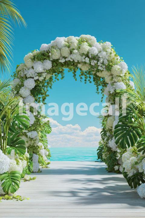 5268 Floral Arch