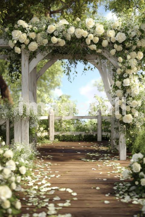5279 Floral Arch