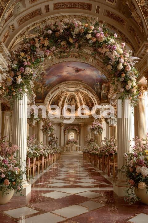 5284 Floral Arch