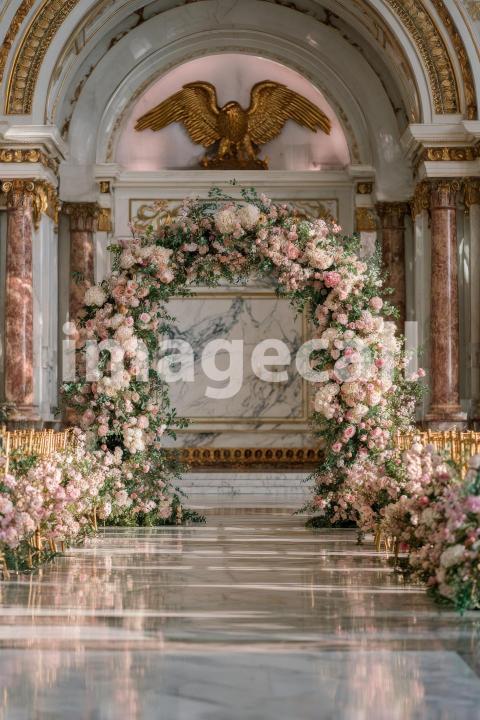5285 Floral Arch