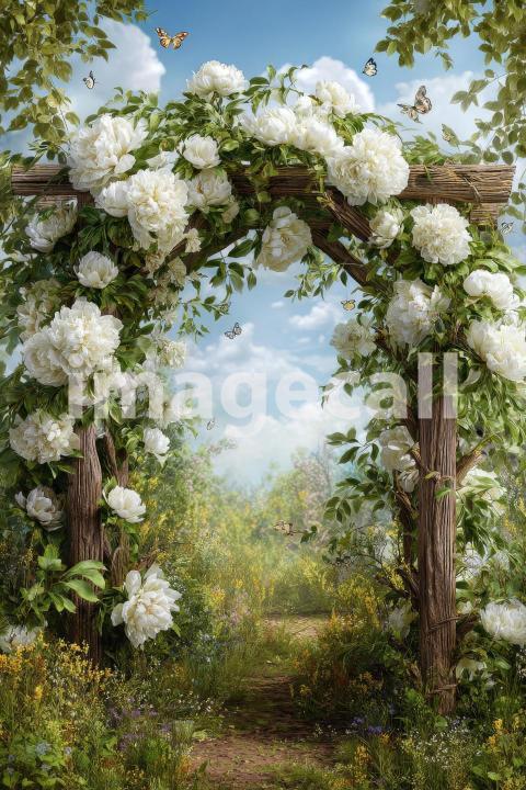 5444 Floral Arch