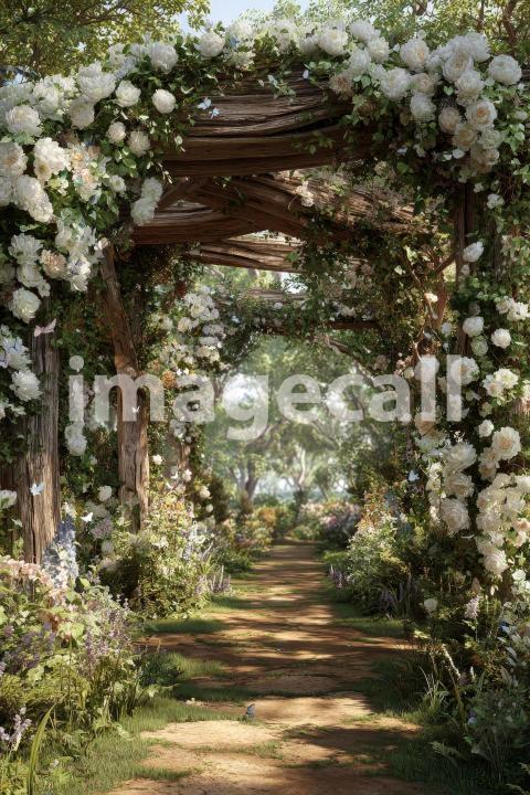 5445 Floral Arch