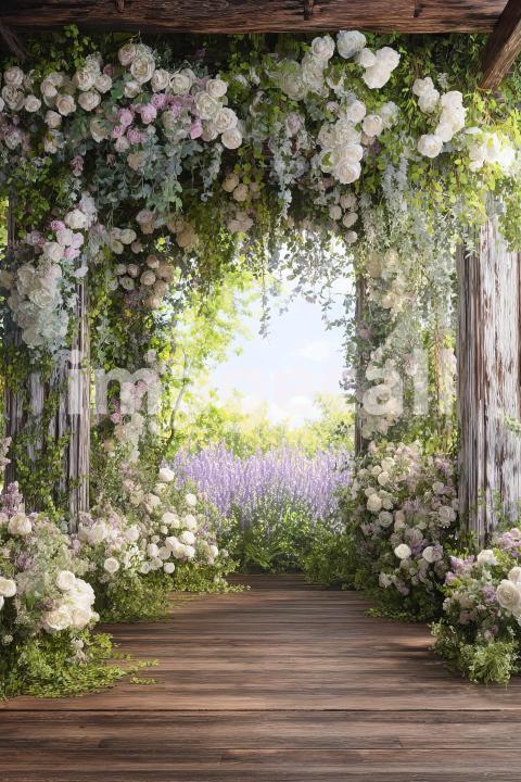 5447 Floral Arch