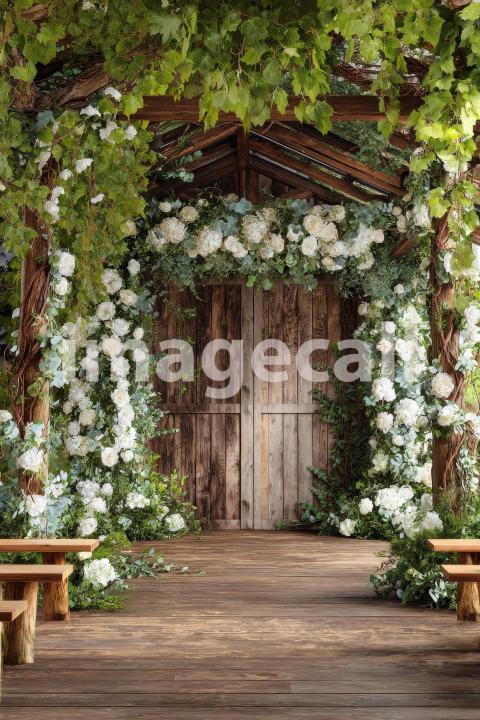 5449 Floral Arch