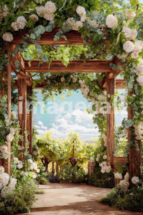 5448 Floral Arch