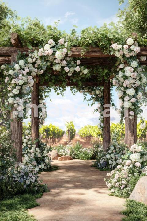 5450 Floral Arch