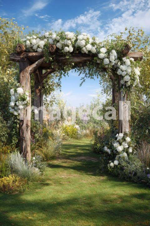 5453 Floral Arch