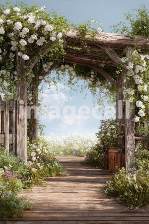 5454 Floral Arch