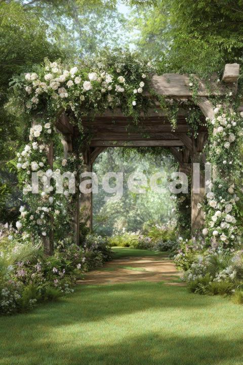 5443 Floral Arch