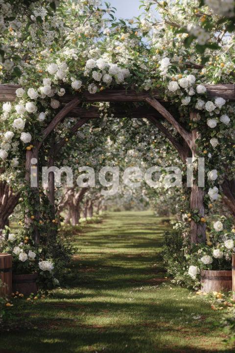 5457 Floral Arch