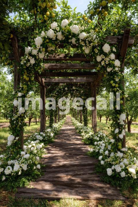 5458 Floral Arch