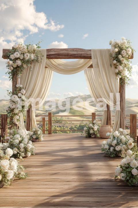 5463 Floral Arch