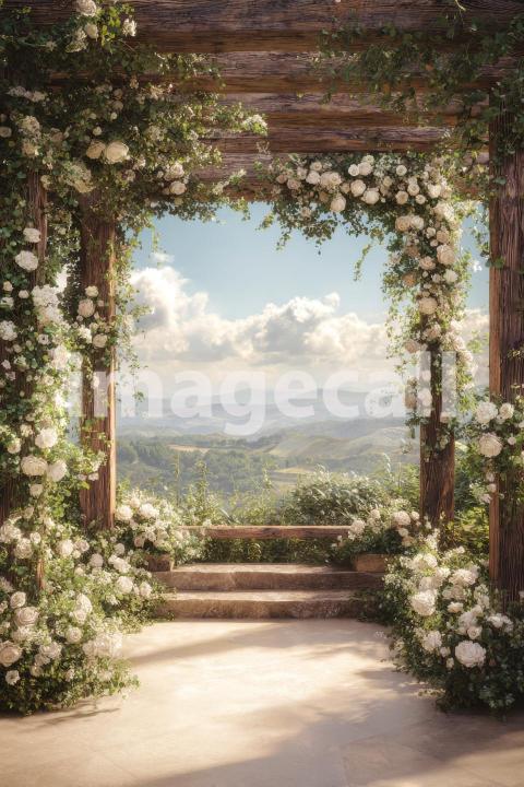 5462 Floral Arch