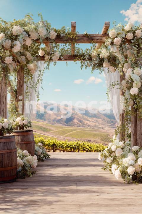 5464 Floral Arch