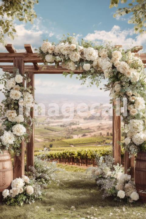 5465 Floral Arch