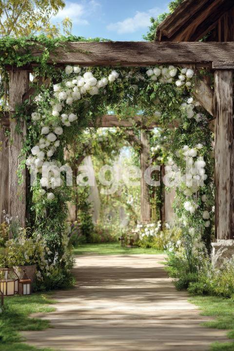 5467 Floral Arch