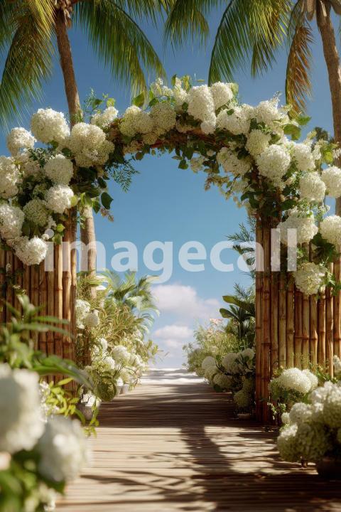 5479 Floral Arch