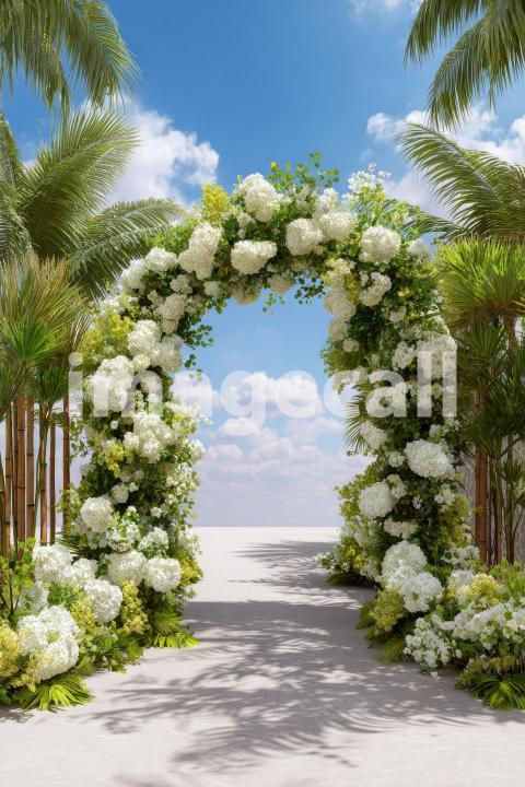 5481 Floral Arch