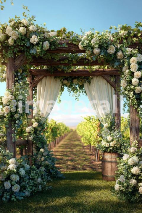 5483 Floral Arch