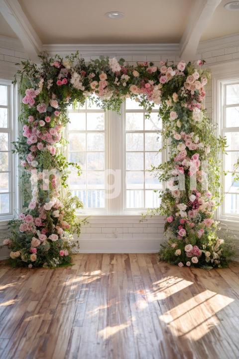 5493 Floral Arch