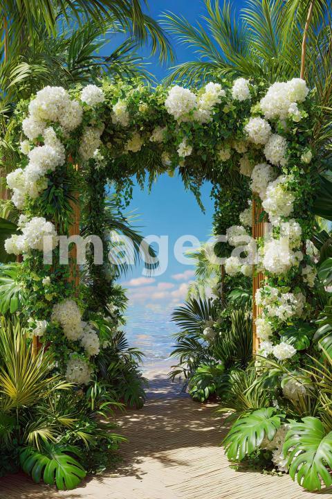 5512 Floral Arch