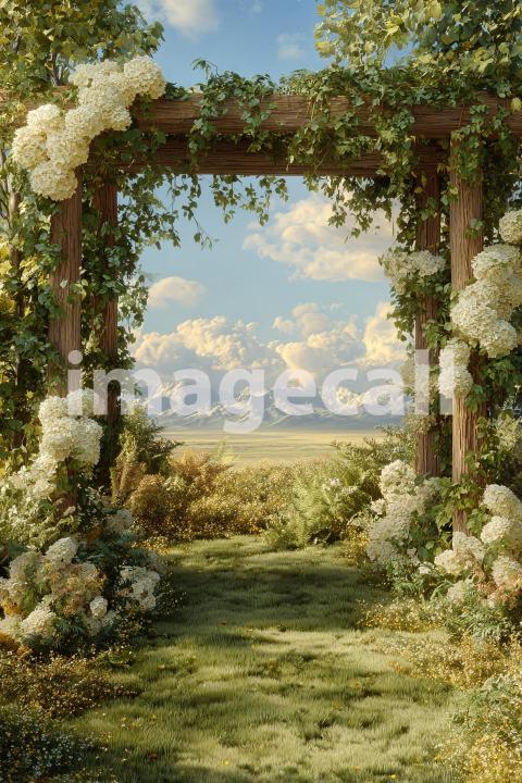 5529 Floral Arch