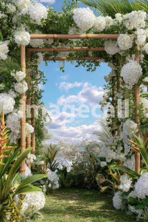 5537 Floral Arch